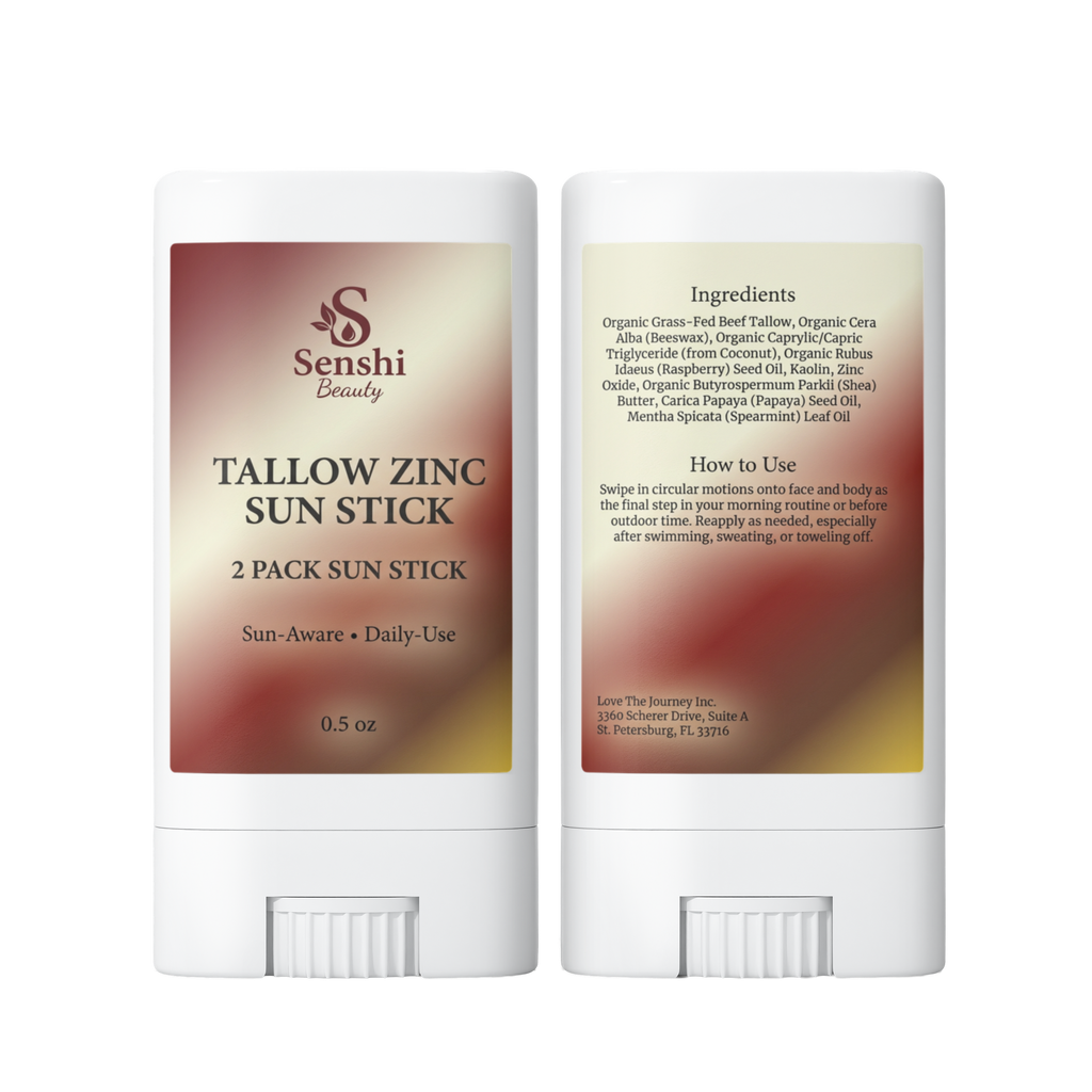 2 Pack Tallow Zinc Sun Stick