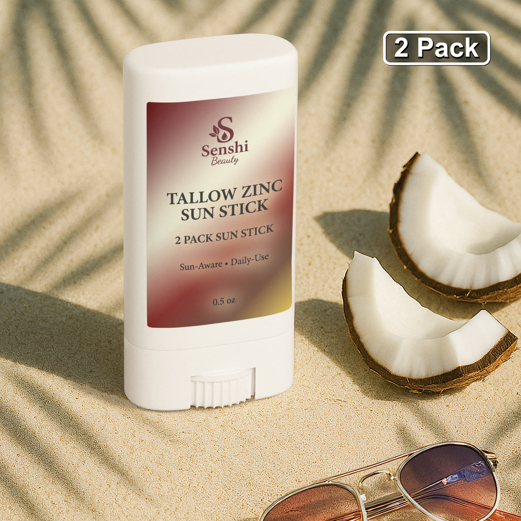 2 Pack Tallow Zinc Sun Stick