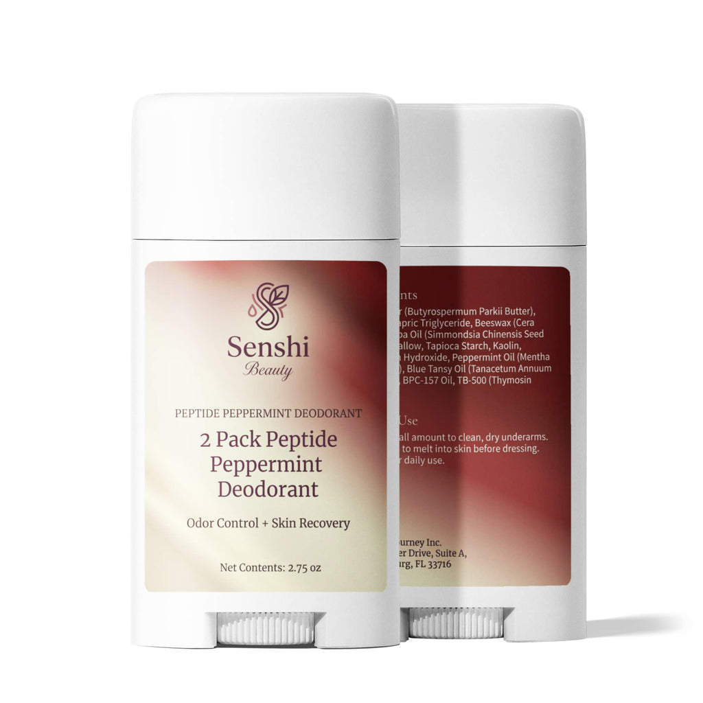 2 Pack Peptide Peppermint Deodorant