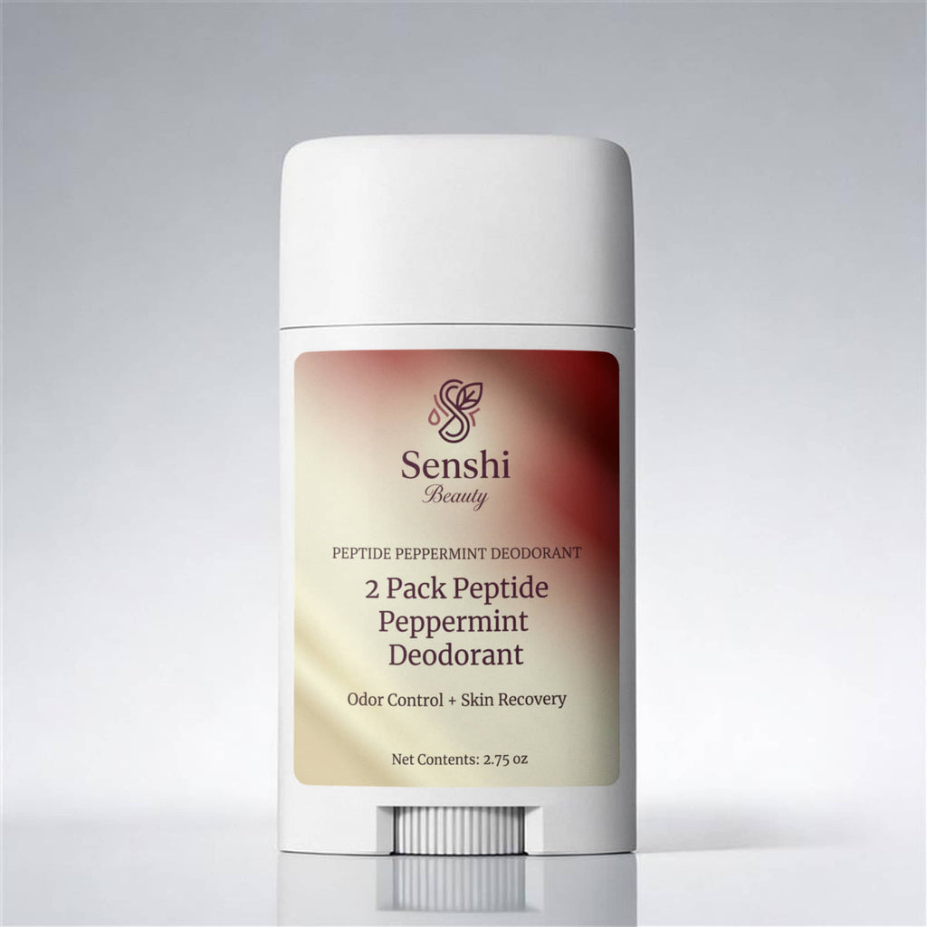 2 Pack Peptide Peppermint Deodorant