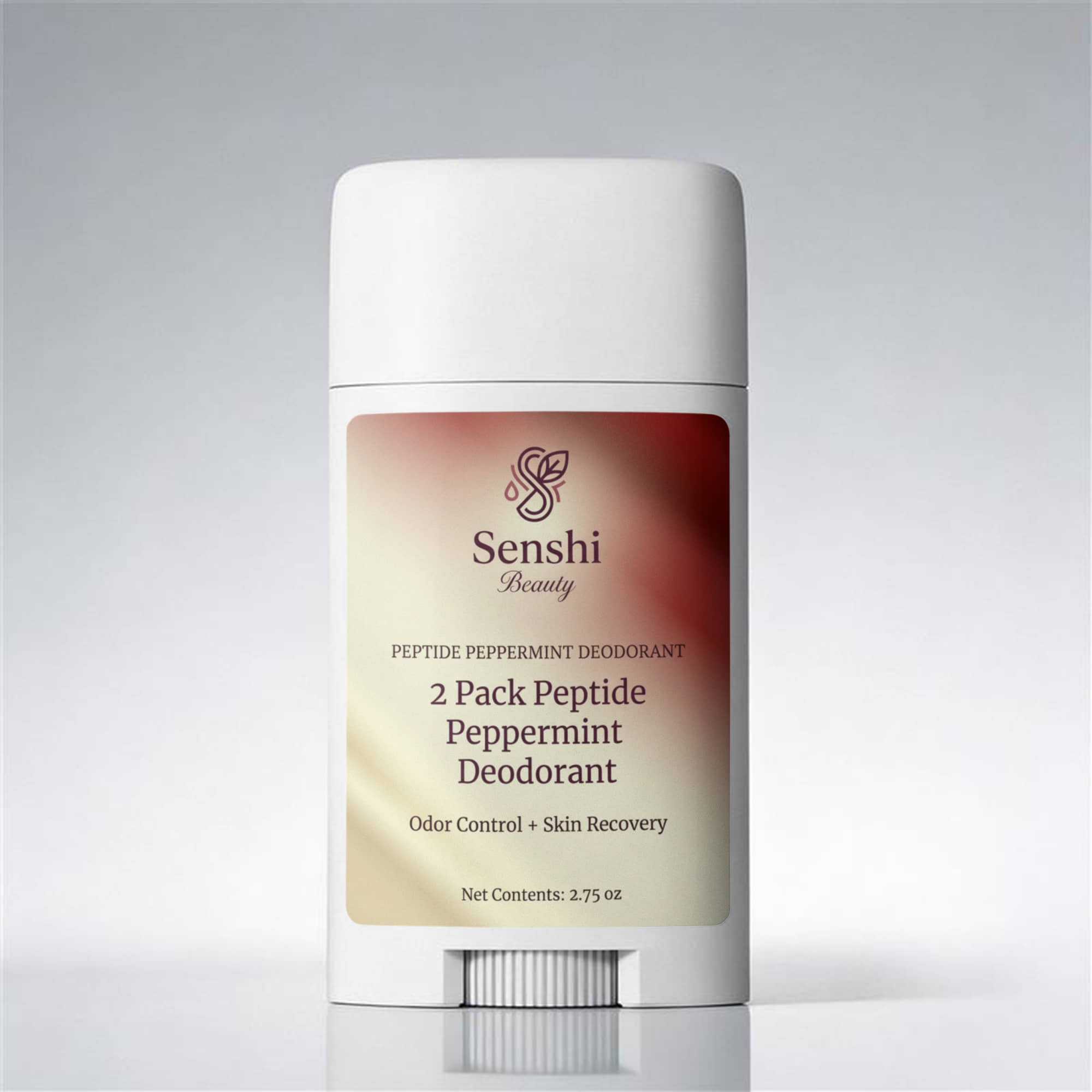 2 Pack Peptide Peppermint Deodorant