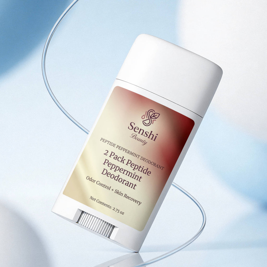 2 Pack Peptide Peppermint Deodorant