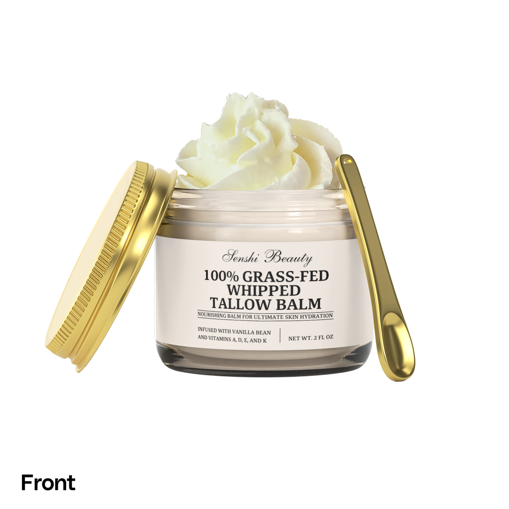 Whipped Grass-Fed Tallow Balm with Vanilla Bean