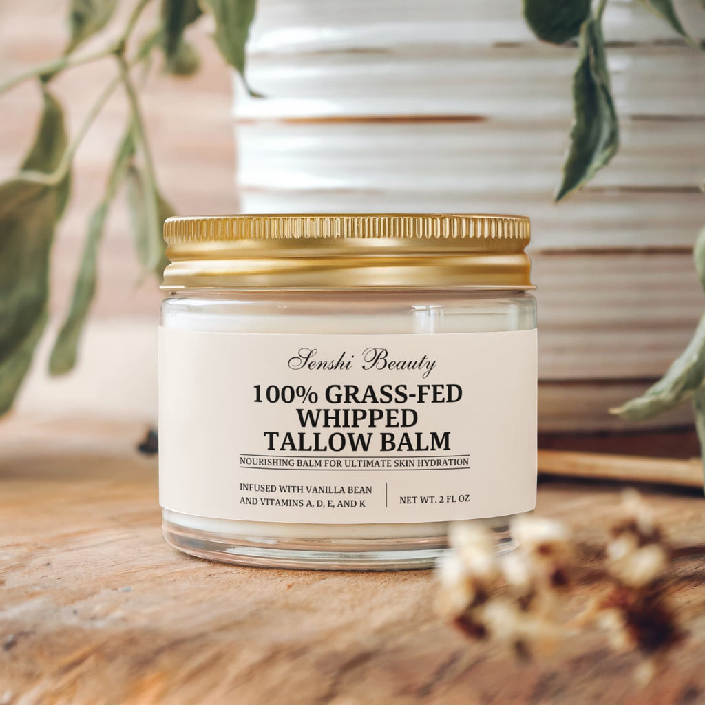 Whipped Grass-Fed Tallow Balm with Vanilla Bean
